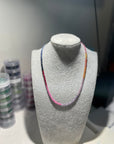 The SISSI - All Stone Faceted Precious Stone Necklaces