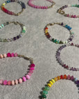 All stone bracelets