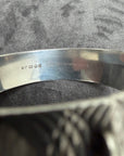 Vintage Deco Wide Sterling Cuff