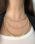 Gold Filled Bead Necklaces