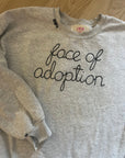 JRD LUXE X Face of Adoption sweatshirt