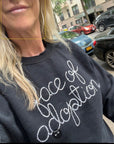 JRD LUXE X Face of Adoption sweatshirt