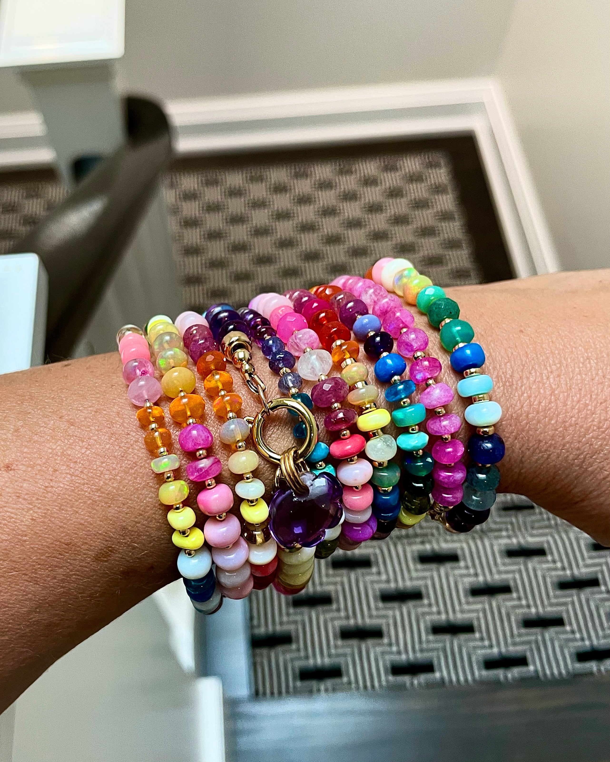 All stone bracelets – J REED DESIGNS