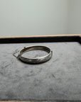 Vintage Birks Sterling Silver Floral Engraved Bangle